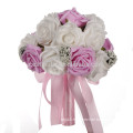 Vente en gros de mode bridal artificiel magnifique bouquet de mariage de fleurs